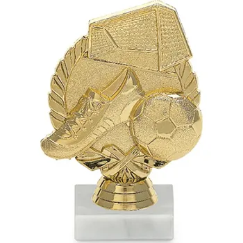 Sportovní figurka fotbal 13cm zlatá F8022 (zlatá)