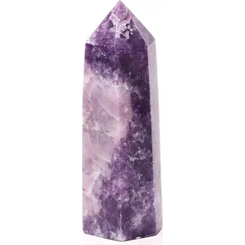 Drahý kámen Magieprirody.cz Obelisk Lepidolit špice 94 g - 8,2 cm #C365