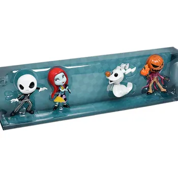autíčko Sada figurek Disney 4 ks - Tim Burton's - Jada Toys Sada figurek Walt Disney 4 ks - Tim Burton's Nightmare Before Christmas / Ukradené Vánoce - kovové figurky