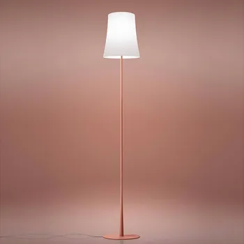 Lampička Foscarini Birdie Easy stojací lampa červená - výška stínidla 29 cm; délka napájecího kabelu 270 cm cihlově červená, bílá 1 x 57 W - Doprava zdarma
