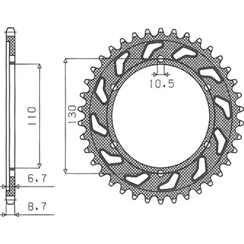 Řetězová sada pro motocykl SUNSTAR rozeta 241 39 YAMAHA XJR 1300 04-06, MT-01 05-11 (JTR479.39) (řetěz 530) (24139JT) (SUNSTAR rozeta 241 39 YAMAHA XJR 1300 04-06, MT-01 05-11 (JTR479.39) (řetěz 530) (24139JT))