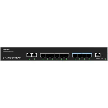 Switch Grandstream GWN7830 L3 Managed Network Switch 2 GbE porty / 6 SFP / 4 SFP+, QoS, DHCP, CLI GWN7830