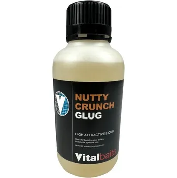Návnadové aroma Booster Vitalbaits Nutty Crunch Glug 500ml