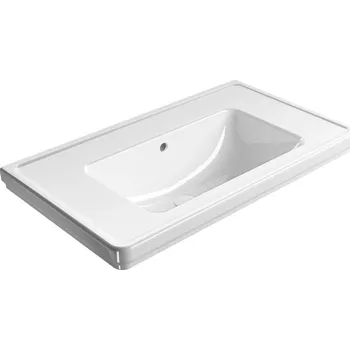 Umyvadlo CLASSIC keramické umyvadlo 90x50cm, bez otvoru, bílá ExtraGlaze