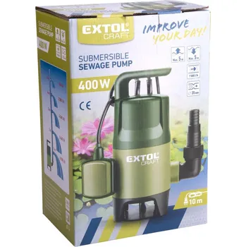 Zahradní technika čerpadlo na znečištěnou vodu, 400W, 7500l/h