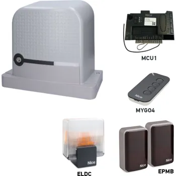 Pohon brány Sada pohonu pro posuvnou bránu do 400kg/8m NICE Robus RBS400 (D)