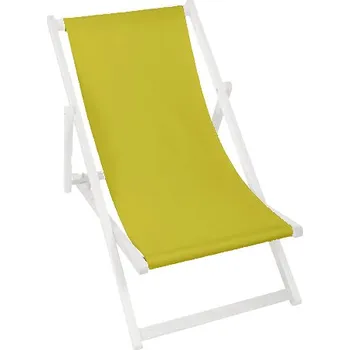 Zahradní lehátko DreamRoots Polyesterový potah DRF22 Yellow 35 135 x 41 cm