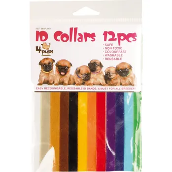 Obojek pro psa Rozlišovací obojky pro štěňata 12ks