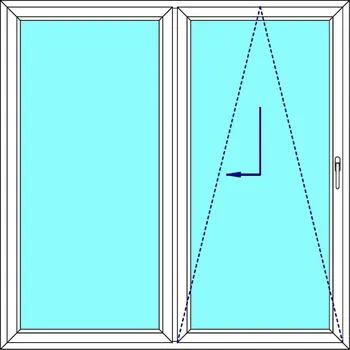 Okno Sklopně posuvné dveře 250x200 PATIO (PSK) Fix Křídlo Aluplast Ideal 4000 BARVA PROFILU: Bílá - Bílá