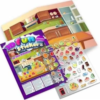 Zábava v kuchyni s 3D samolepkami