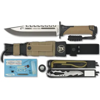 Sebeobrana Nůž K25 nůž na přežití THUNDER I COYOTE