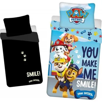 Povlečení Bavlněné povlečení Paw Patrol PP325 svítící efekt