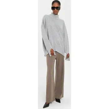 Dámský svetr Kontatto Rolák 3M0241 Šedá Regular Fit OS