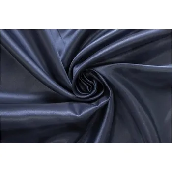 Metráž - Saten Pes MODRÝ - Tm.modrá, 145 cm