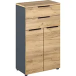 MOB Komoda Tempo Kondela Klodekas 3 (grafit + dub artisan)