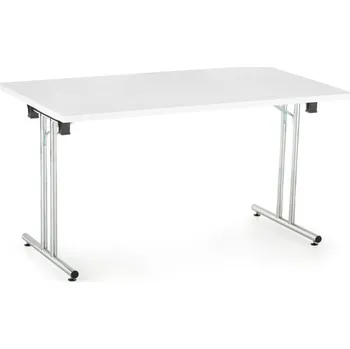 Psací stůl Skládací stůl Impress 140 x 80 cm, bílá