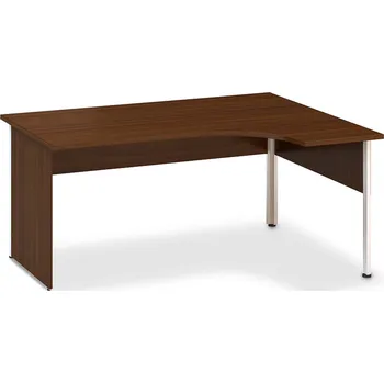 Psací stůl Ergonomický stůl ProOffice A 180 x 120 cm, pravý, ořech