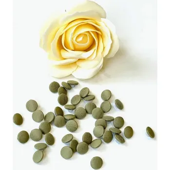 Knoflík Potažený knoflík - khaki