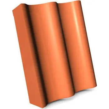 betonová krytina KMB Hodonka briliant černá taška pultová okrajová levá