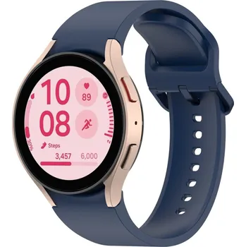 Ostatní příslušenství k chytrým hodinkám VSECHNONAMOBIL 80709 SILICONE Vyměnitelný řemínek Samsung Galaxy Watch FE tmavomodrý