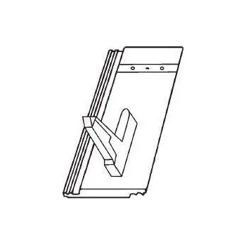 Bramac Tegalit Star taška sněholamu kovová půlená černá