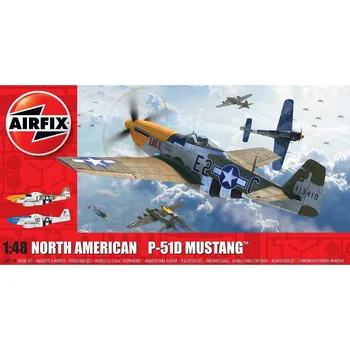 Plastikový model North American P-51D Mustang (Filletless Tails) - Airfix Classic Kit A05138
