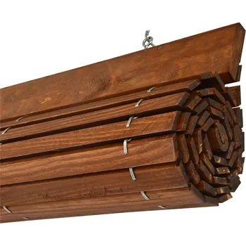 Roleta Vingo Dřevěná roleta na pergolu - třešeň II. Šířka rolety: 100 cm, Rozvin rolety: 250 cm