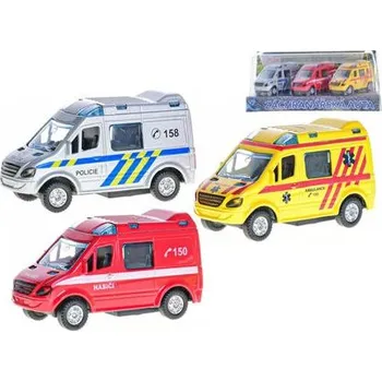 autíčko 2-Play Traffic Sada aut záchranných složek CZ 8cm kov