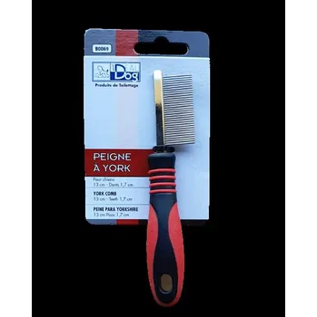 Kartáč pro zvířata ChD Hřeben YORK pro TOY plemena s dlouhou srstí