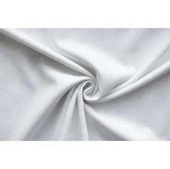 Metráž - Len uni BÍLÝ - látka na letní šaty - Bílá, 140 cm