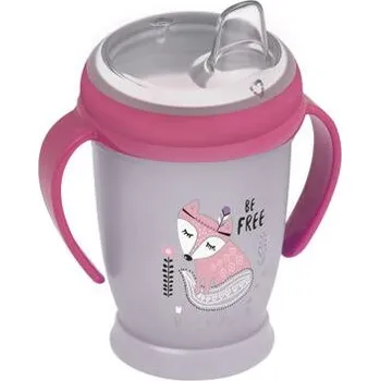 Kojenecká láhev LOVI Hrníček nevylévací LOVI INDIAN SUMMER Girl 250ml 12m+