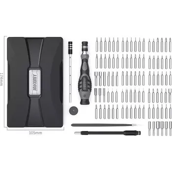 Sada nářadí Sada nářadí Jakemy JM-8176, sada bitů, 102 x mikrobit 4mm, 1/6"