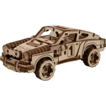 Puzzle Wooden City 3D puzzle Rally car 4
