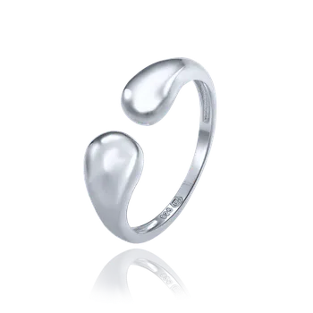 Prsten MINET Stříbrný prsten dvě kapky vel. 55 Velikost prstenu: 55