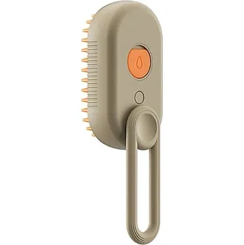 Kartáč pro zvířata Elektrický masážní hřeben pro psy a kočky - káva