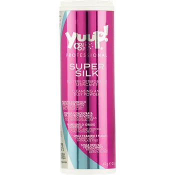 Kosmetika pro kočku Yuup! Čistící a hedvábný prášek pro kočky SUPER SILK Yuup 60 g