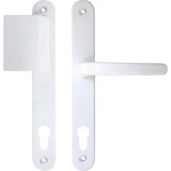 Dveřní kování Sada kování pro bílé umělohmotné vedlejší vchodové dveře
