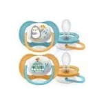 AVENT Šidítko Ultra air Zvířátko 6-18m.chlapec 2ks