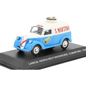 autíčko DeAgostini Lancia Ardea 800 Furgoncino S. MARTINO 1949 1:43 - časopis s modelem Lancia Ardea 800 Furgoncino S. MARTINO - kovový model auta