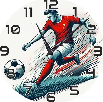 Hodiny KUBRi KU2002 - dětské hodiny od českého výrobce s oblíbeným fotbalovým motivem
