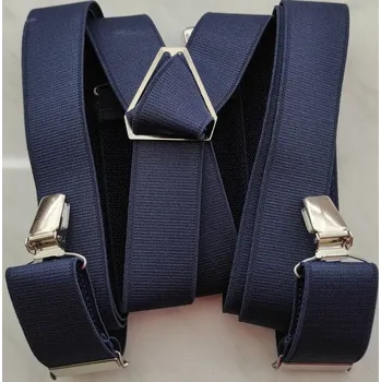 Kšandy Šle pánské X, široké 3 cm, délka 115 cm - tmavě modrá