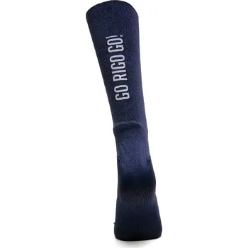 Pánské ponožky Cyklistické ponožky KM100 Compresión GO RIGO GO! - modrá
