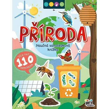 interaktivní kniha Jiri Models Naučná samolepková knížka 6+ Příroda