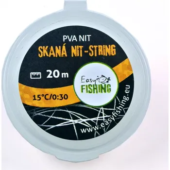 PVA EasyFISHING šňůrky,pásky - PVA niť tenká 20m
