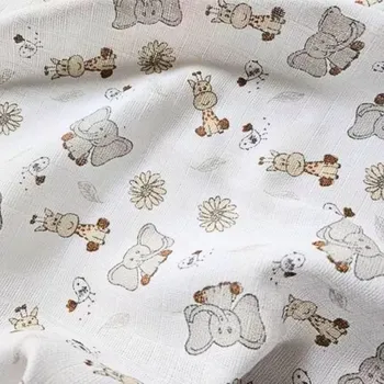 Prem plenková osuška Zoo cream 90x100 cm