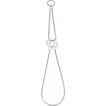 Obojek pro psa Výstavní polostahovací řetízkový obojek Show Tech Silver, délka 50cm, šířka 5mm.