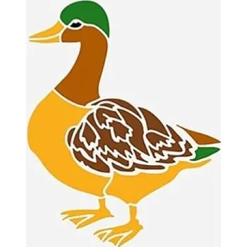 Plast. šablona, KACHNA, 21x29,7 cm, 1ks