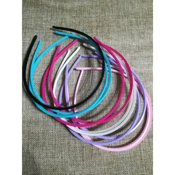 Čelenka Plastová čelenka do vlasů různé barvy, Barva Fialková