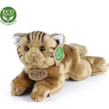 plyšák Rappa Plyšová kočka ležící 25 cm, 3 druhy, ECO-FRIENDLY
