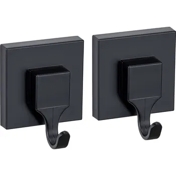 Věšák Wenko Sada 2 háčků na ručníky QUADRO, montáž bez vrtání